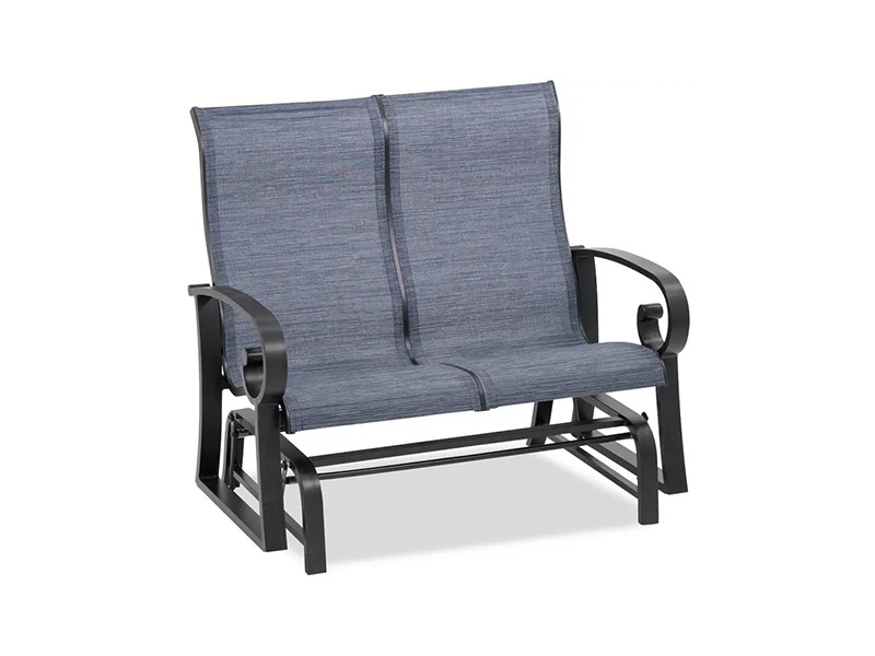 Solstice Alumínium Patio Sling Loveseat Glider