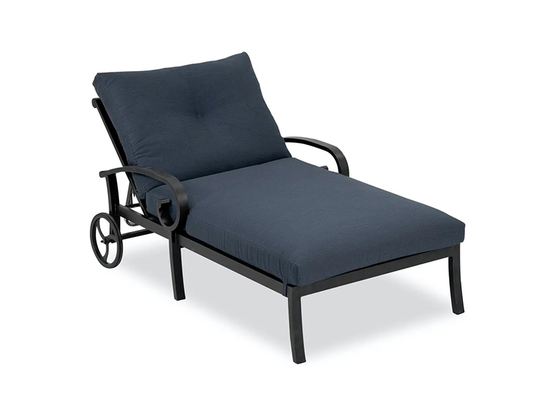 Solstice alumínium párnákkal Double Chaise Lounge