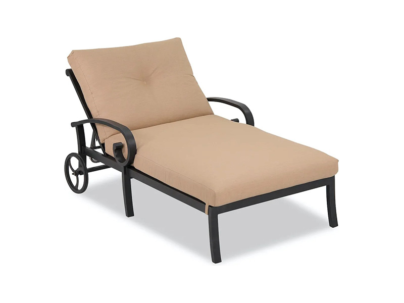 Solstice alumínium párnákkal Double Chaise Lounge